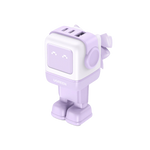 CD361 CARGADOR UGREEN UNO RG 65W ROBOT GAN CARGA RÁPIDA PURPLE UGREEN