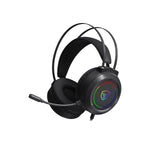 KIT GAMER MIRAGE BLACK MIC GTX2003-3K TECLADO + MOUSE + AURICULAR MICRONICS