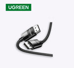 80394 - DP114 - CABLE DISPLAY PORT 1.4 - MACHO A MACHO - 5 MTS - RESOLUCION 8K 60 HZ - PN INTERNAL DP114 (80394) UGREEN