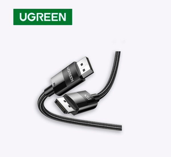 80394 - DP114 - CABLE DISPLAY PORT 1.4 - MACHO A MACHO - 5 MTS - RESOLUCION 8K 60 HZ - PN INTERNAL DP114 (80394) UGREEN