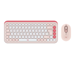 ROSE  TECLADO LOGITECH + MOUSE POP ICON BLUETOOTH/WIRELESS SP / COPILOT/ (920-013053) LOGITECH