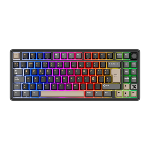 TECLADO RK X87 CABLEADO PHANTOM - CREAMY SWITCH ROYAL KLUDGE