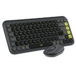 GRAPHITE TECLADO LOGITECH + MOUSE POP ICON BLUETOOTH/WIRELESS SP / COPILOT/ GRAPHITE LOGITECH