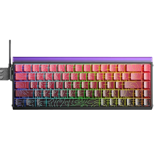 TECLADO HERO68HE BLACK/RED GRADIENT DRAGON KING