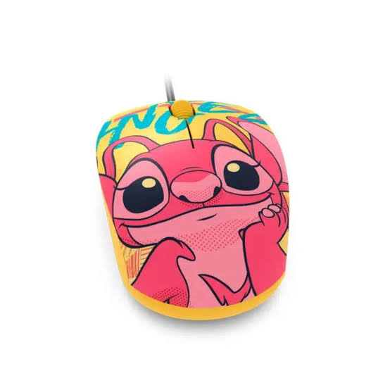 DISNEY STICH WIRED MOUSE 1200DPI YELLOW XTM-D406ST-YL ID011XTK44