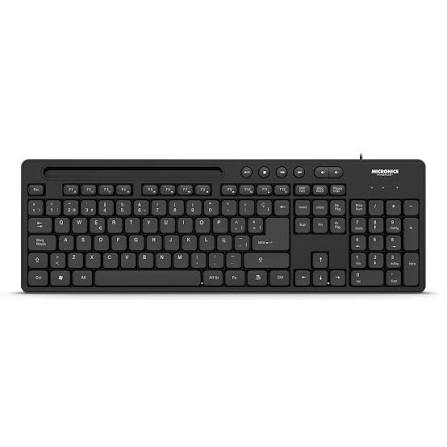 MAGNUS+ BLACK MIC K734 TECLADO MULTIMEDIA USB