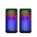 PARLANTE 2.0 MICRONICS LUXOR - MIC S305 | 3.5MM | USB | RGB