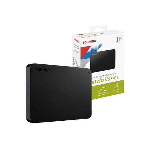 DISCO DURO EXTERNO TOSHIBA CANVIO BASIC, 2TB, USB 3.0, 2.5", NEGRO TOSHIBA