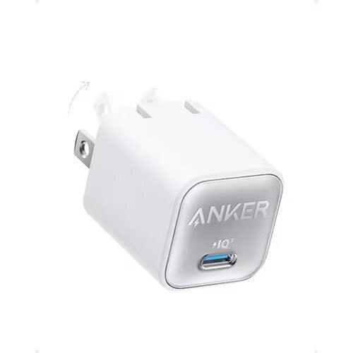 Wall Charger 30 Watts - USB-C Ports - iQ3 - plegable PPS Fast Ch
