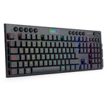 TECLADO REDRAGON HORUS FS CABLEADO, SPANISH K619-RGB-SP BLACK RED SWITCH REDRAGON