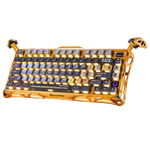 TECLADO MERCURY K1 PRO INALÁMBRICO INGLES BATTLE WORN YELLOW EDICIÓN ESPECIAL GRAVASTAR