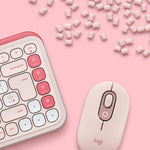 ROSE  TECLADO LOGITECH + MOUSE POP ICON BLUETOOTH/WIRELESS SP / COPILOT/ (920-013053) LOGITECH