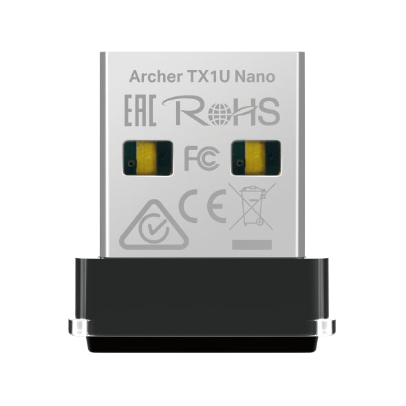ARCHER TX1U NANO ADAPTADOR USB WI-FI 6 / AX300 SINGLE BAND / 2.4 GHZ: 287 MBPS / PUERTO: USB 2.0 / ANTENA INTERNA / MU-MIMO, OFDMA / WPA2