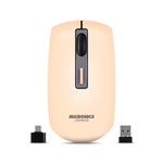 CAPRICE NUDE MIC M713-3M MOUSE BT WIFI RECARGABLE USB-C MICRONICS