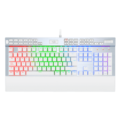 K550 TECLADO REDRAGON YAMA WHITE SPANISH-SPS PURPLE SWITCH