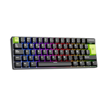 TECLADO RK C61 CABLEADO ESPAÑOL BLACK GREEN - MINT MAGNETIC SWITCH ROYAL KLUDGE