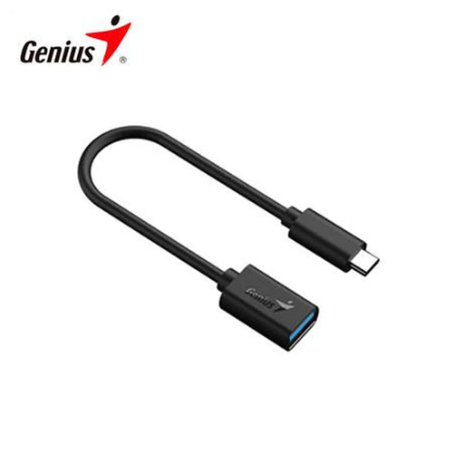 Z ADAPTADOR GENIUS ACC-C2AC USB-C A USB-A 21 CM BLACK (32590003400) GENIUS