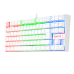 K552W-RGB TECLADO REDRAGON KUMARA WHITE, SPANISH RED SWITCH REDRAGON