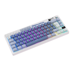 TECLADO ROYAL KLUDGE RK M65 INALAMBRICO- 2.4, BT - OCEAN BLUE - CREAMY SWITCH ROYAL KLUDGE