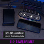 HUB DECK 5-RGB 5 PUERTOS USB STREAMPLIFY