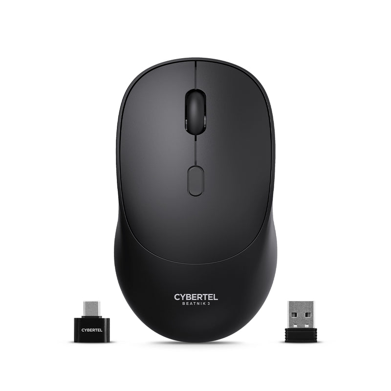 BEATNIK 3 BLACCK CYB M704-3M MOUSE BT 2.4 RECARGABLE CYBERTEL