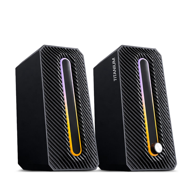 TITANIUM MIC S312 PARLANTE 2.0 RGB 2.5" MICRONICS
