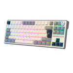 TECLADO ROYAL KLUDGE RK-R87PRO TKL CABLEADO HALF GREY - CREAMY SWITCH ROYAL KLUDGE