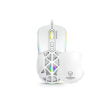 KIT GAMER MIRAGE WHITE MIC GTX2003-3W TECLADO + MOUSE + AURICULAR MICRONICS