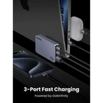 CARGADOR NEXODE PRO UGREEEN X753 65 W - 3 PUERTOS - FAST CHARGER UGREEN
