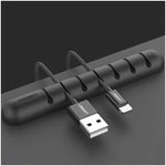 50320 - LP114 - ORGANIZADOR DE CABLES C/ 7 RANURAS- DIAMETRO 5MM - MATERIAL GEL SILICE UGREEN