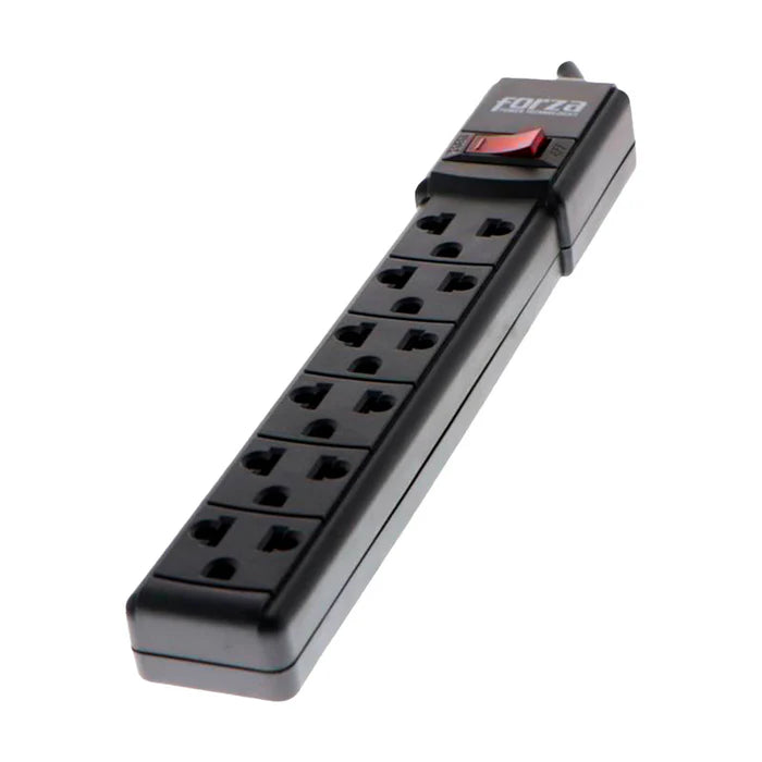 SUPRESOR DE PICO FORZA 6 SALIDAS BLACK (PN:PS-001B)