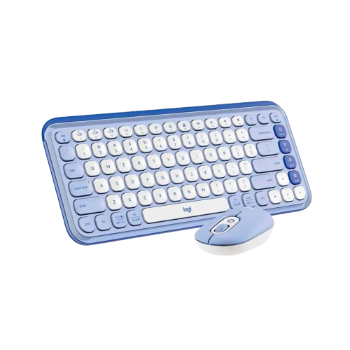 LILAC TECLADO LOGITECH + MOUSE POP ICON BLUETOOTH/WIRELESS SP / COPILOT/ LILAC (920-013054) LOGITECH