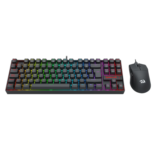 COMBO S145-SP TECLADO KUMARA RGB SPANISH RED SWITCH + MOUSE M724 BLACK