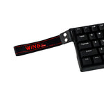 TECLADO WIN68HE CABLEADO BLACK - GRAY WOOD MAGNETIC SWITCH