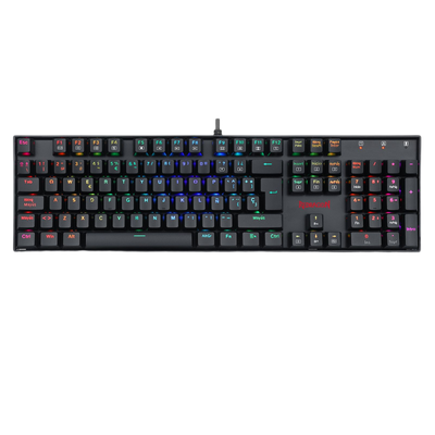K551RGB TECLADO REDRAGON MITRA BLACK, SPANISH RED SWITCH