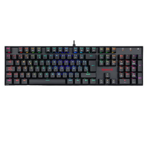 K551RGB TECLADO REDRAGON MITRA BLACK, SPANISH RED SWITCH