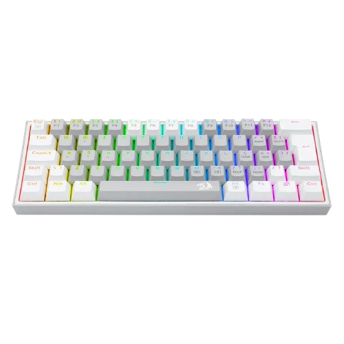 TECLADO REDRAGON FIZZ PRO WIRELESS, SPANISH K616-RGB-WG WHITE/GREY REDRAGON