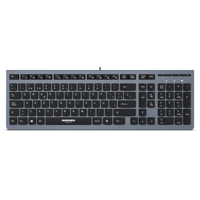 Teclado MICRONICS Milano Mic K704 Multimedia, USB