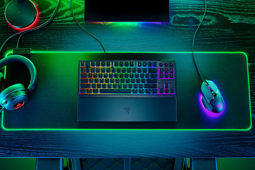 TECLADO RAZER ORNATA V3 MECHA-MEMBRANE LOW PROFILE 10 ZONAS SP C