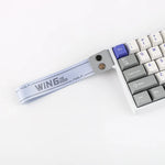 TECLADO MAGNÉTICO AULA WIN68HE MAX | INGLES | RGB | CABLEADO | BLANCO-GRIS-MORADO