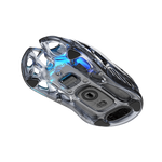 MOUSE MERCURY M2 INALÁMBRICO TRANSPARENT BLACK GRAVASTAR