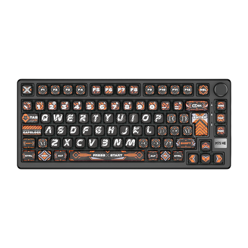 TECLADO RK-M75 HE CABLEADO HEPHAESTUS - MINT MAGNETIC SWITCH ROYAL KLUDGE