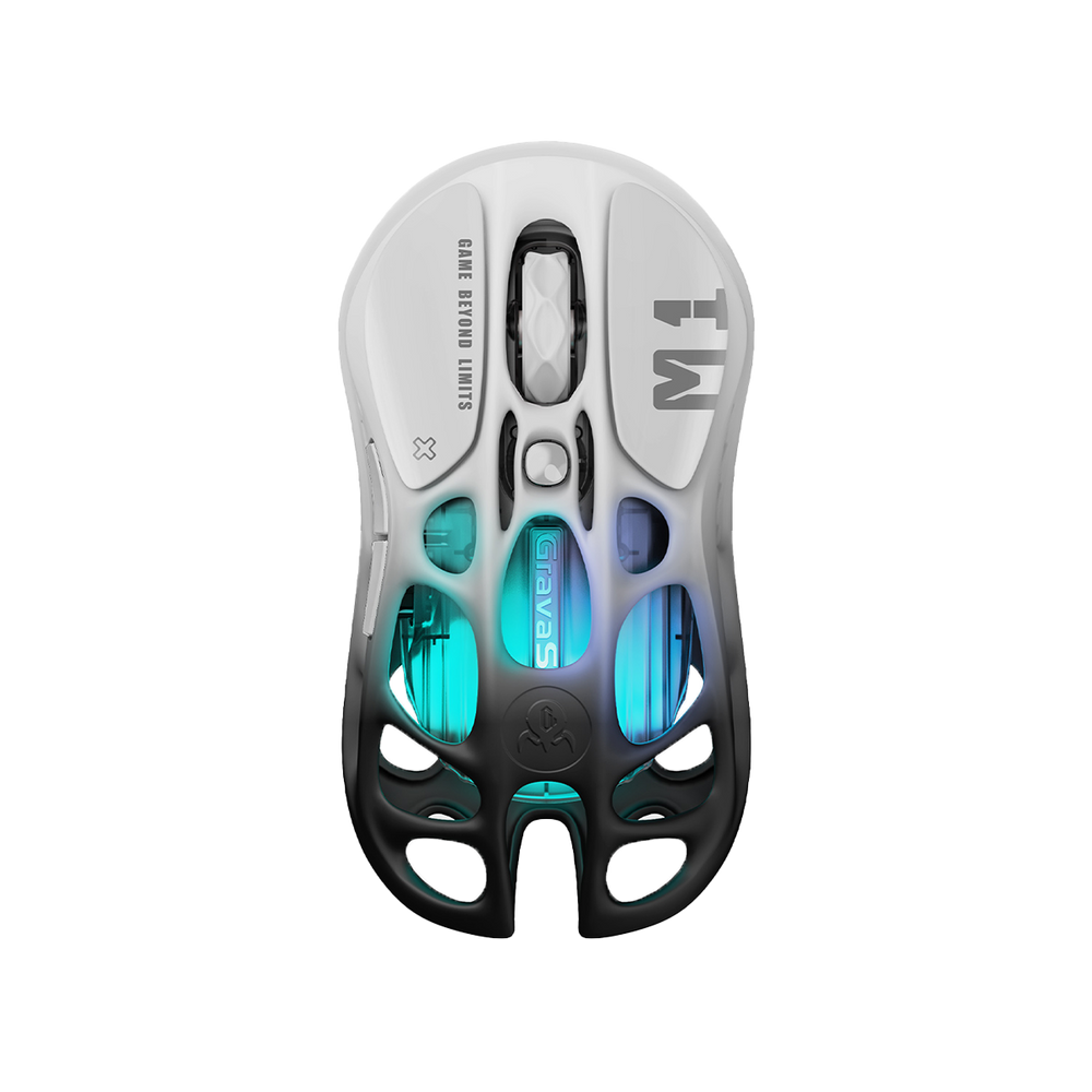 MOUSE MERCURY M1 PRO INALÁMBRICO GRADIENT BLACK GRAVASTAR