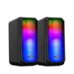 PARLANTE 2.0 MICRONICS LUXOR - MIC S305 | 3.5MM | USB | RGB
