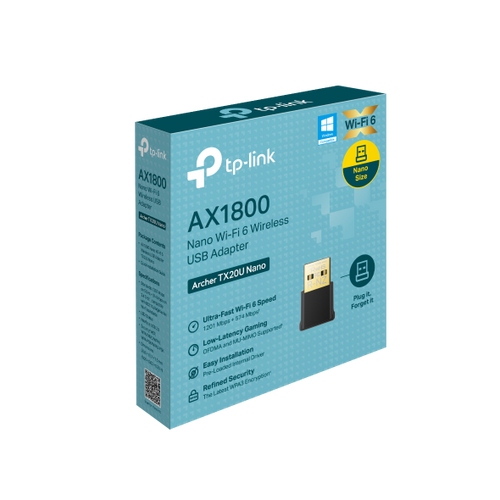 Archer TX20U Nano AX1800 Nano Wi-Fi 6 Wireless USB Adapter