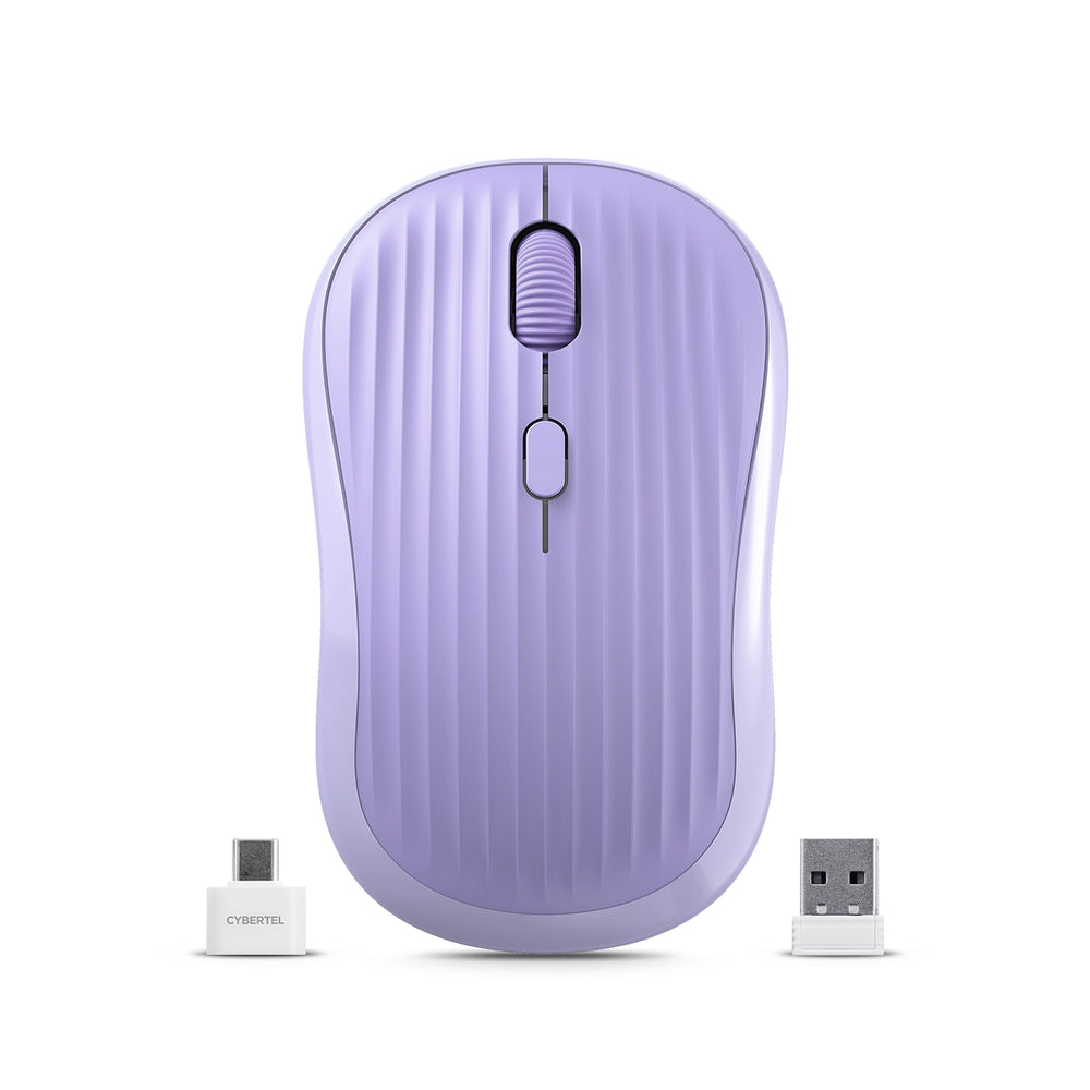 ACCORD PURPLE CYB M701-3M MOUSE BT WIFI RECARGABLE CYBERTEL