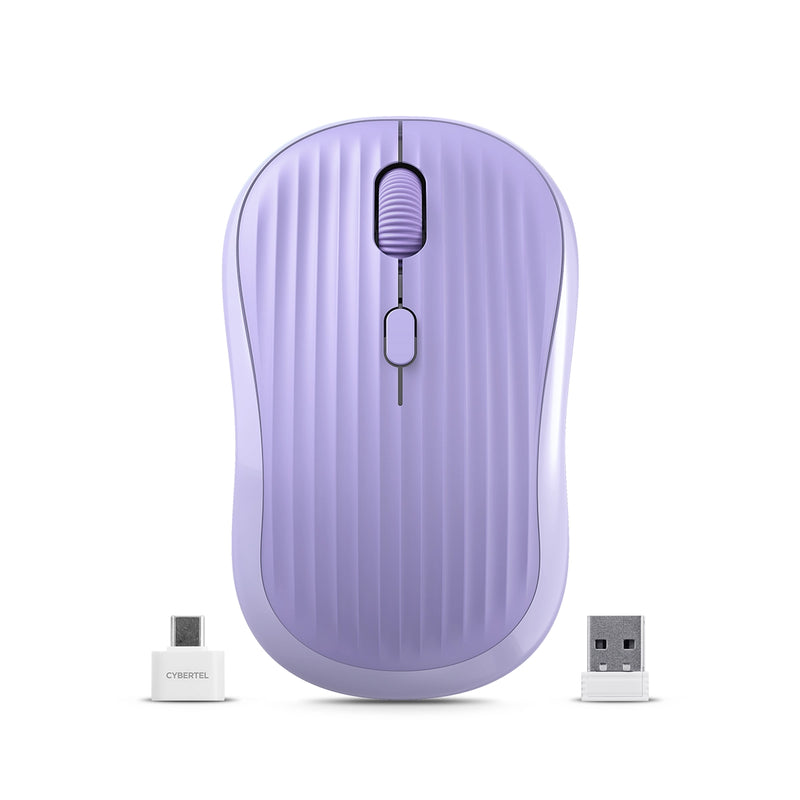 ACCORD PURPLE CYB M701-3M MOUSE BT WIFI RECARGABLE CYBERTEL