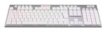 TECLADO REDRAGON HORUS FS CABLEADO, SPANISH K619W-RGB-SP WHITE RED SWITCH REDRAGON