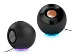 PARLANTE PEBBLE SE RGB 2.0 4.4W / 8.8W 3.5MM USB-POWER BLACK CREATIVE