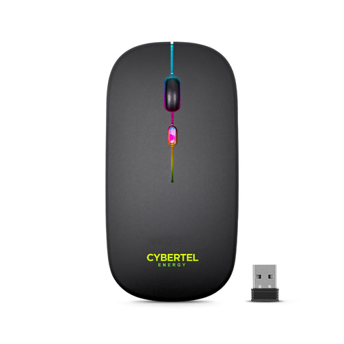 MOUSE INALAMBRICO CYBERTEL ENERGY CYB M703-3M BT - WIFI RECARGABLE